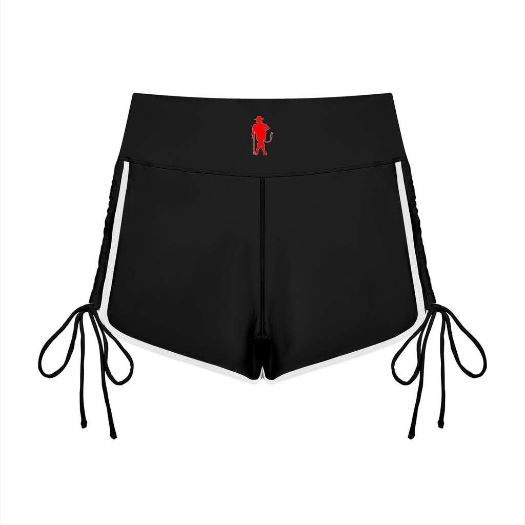 Real Baddie Color Block High Waisted Yoga Shorts