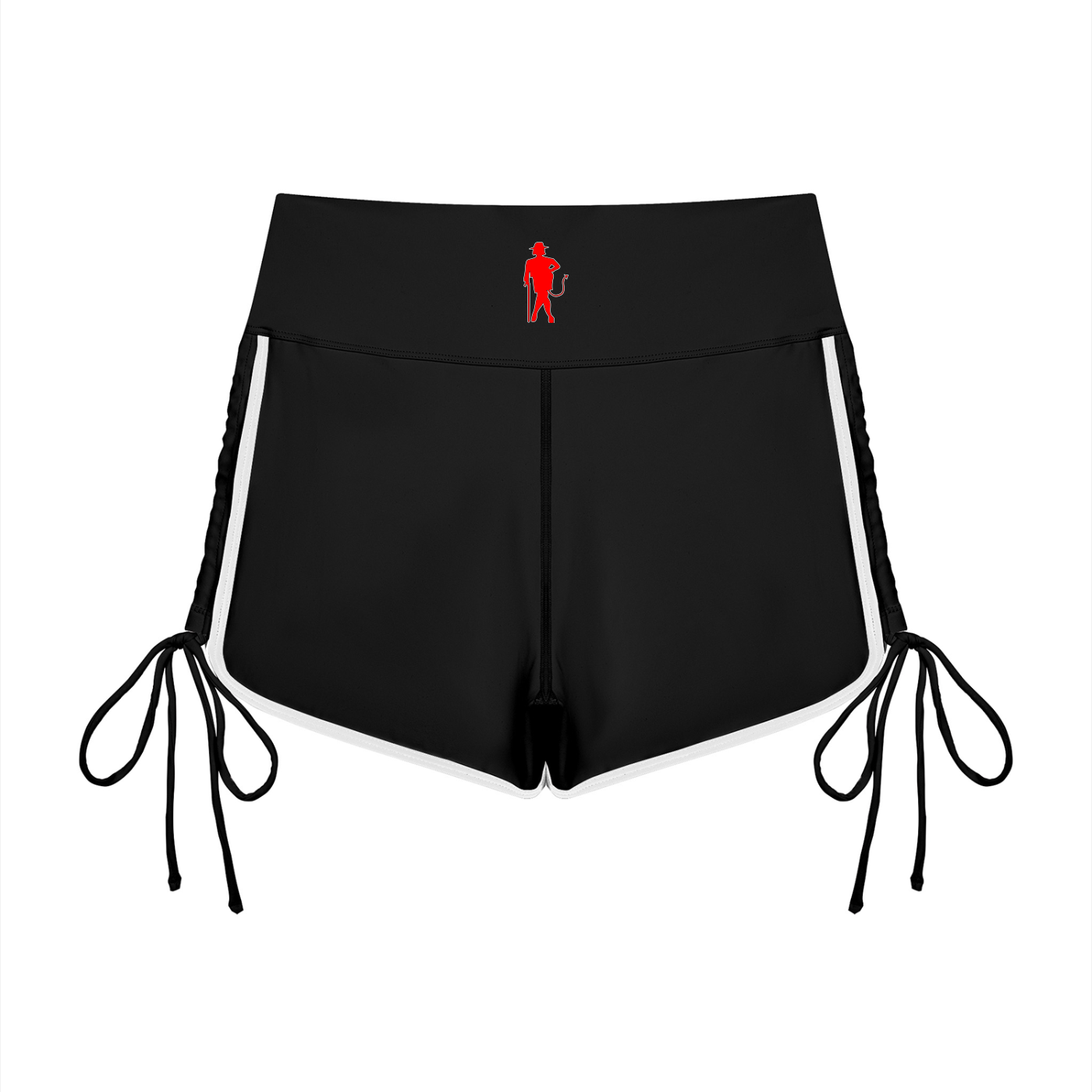 Real Baddie Color Block High Waisted Yoga Shorts