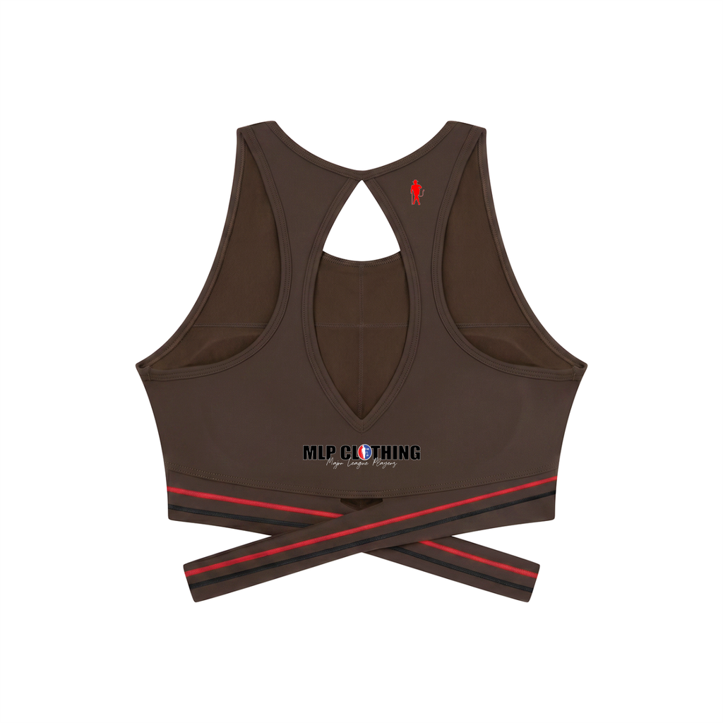 Power Piece Criss-Cross Band Sports Bra