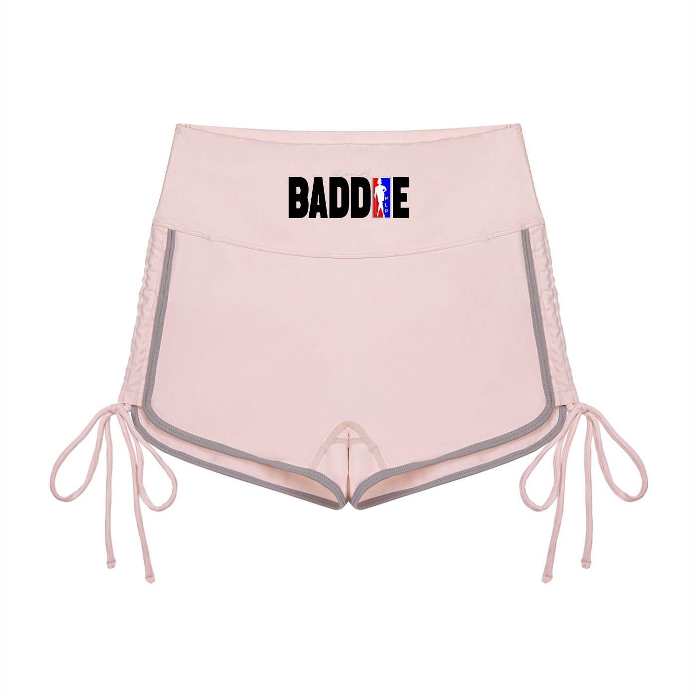 Real Baddie Color Block High Waisted Yoga Shorts