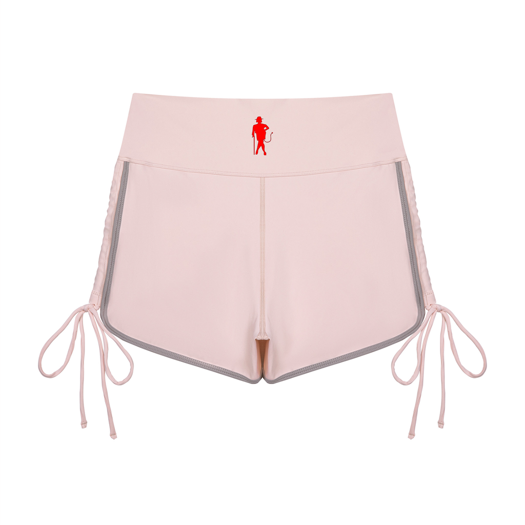 Real Baddie Color Block High Waisted Yoga Shorts