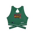 Power Piece Criss-Cross Band Sports Bra