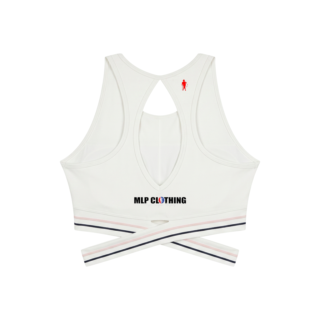 Power Piece Criss-Cross Band Sports Bra