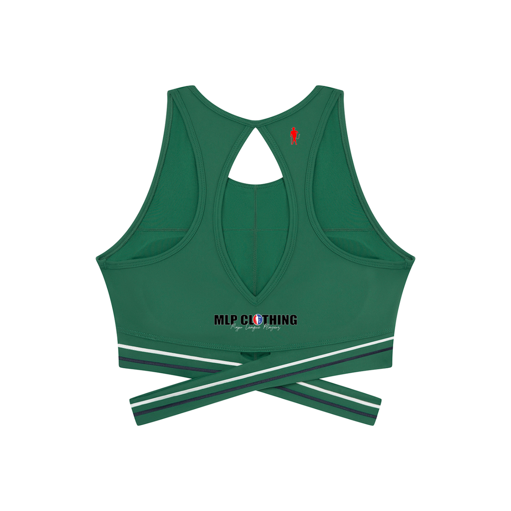 Power Piece Criss-Cross Band Sports Bra